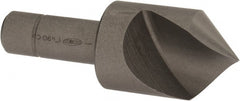 Keo - 1" Head Diam, 1/2" Shank Diam, 1 Flute 90° Cobalt Countersink - Caliber Tooling