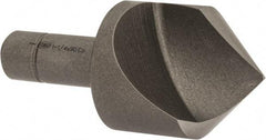 Keo - 1-1/4" Head Diam, 1/2" Shank Diam, 1 Flute 90° Cobalt Countersink - Bright Finish, 3" OAL, Single End - Caliber Tooling