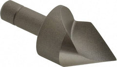 Keo - 1-1/4" Head Diam, 1/2" Shank Diam, 1 Flute 60° Cobalt Countersink - Bright Finish, 3" OAL, Single End - Caliber Tooling