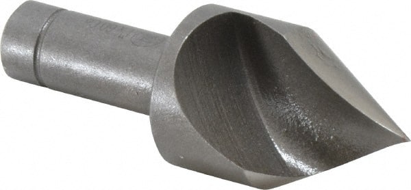 Keo - 1" Head Diam, 1/2" Shank Diam, 1 Flute 60° Cobalt Countersink - Caliber Tooling