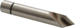 Keo - 1/4" Head Diam, 1/4" Shank Diam, 1 Flute 60° Cobalt Countersink - Caliber Tooling