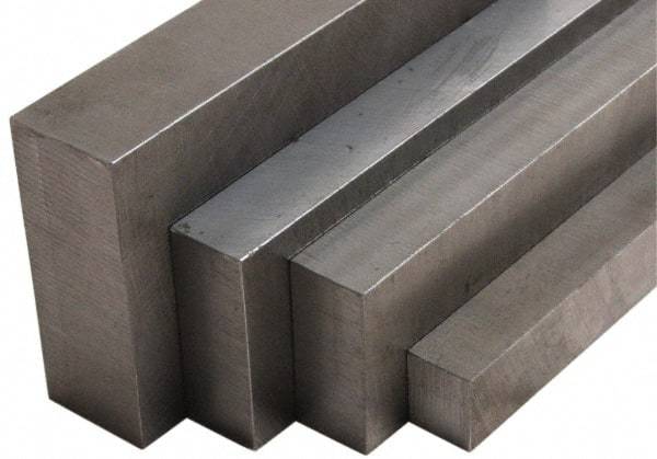 Value Collection - 1/2 Inch Thick x 3 Inch Wide x 36 Inch Long, 420 ESR Stainless Steel Rectangular Rod - Tolerance:  +0.015/+0.055 Inch Thickness, +0.060/+0.187 Inch Wide, +0.125/+0.375 Inch Length - Caliber Tooling