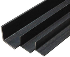 Made in USA - Low Carbon Steel, 1/8 Inch Thick Wall, Angle Iron - 2 Inch Wide x 2 Inch High x 80 Inch Long - Caliber Tooling