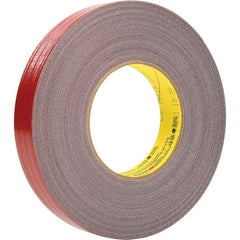 3M - 54.8m x 24mm x 12.1 mil Red Polyethylene Cloth Duct Tape - Caliber Tooling