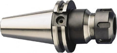 HAIMER - 1.5mm to 20mm Capacity, 70mm Projection, CAT50 Taper Shank, ER32 Collet Chuck - 0.0001" TIR, Through-Spindle - Exact Industrial Supply