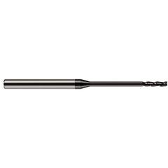 Harvey Tool - Square End Mills; Mill Diameter (Decimal Inch): 0.0650 ; Length of Cut (Inch): 1/2 ; Length of Cut (Decimal Inch): 0.5000 ; Material: Solid Carbide ; Finish/Coating: Amorphous Diamond ; Shank Diameter (Inch): 1/8 - Exact Industrial Supply