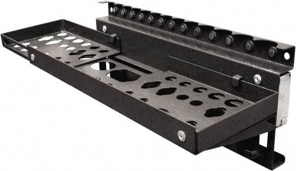 Triton - 20" Long Black Pegboard Magnetic Mount - For Use with Chest, Cabinets & Workbenches - Caliber Tooling