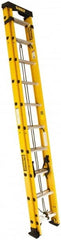 DeWALT - 16' High, Type IA Rating, Fiberglass Extension Ladder - Caliber Tooling