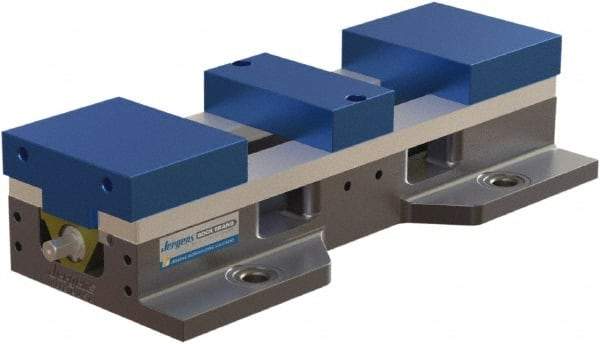 Jergens - 21" Long x 252mm Wide x 124mm High Aluminum & Stainless Steel Fixture Plate - 37mm Plate Thickness - Caliber Tooling