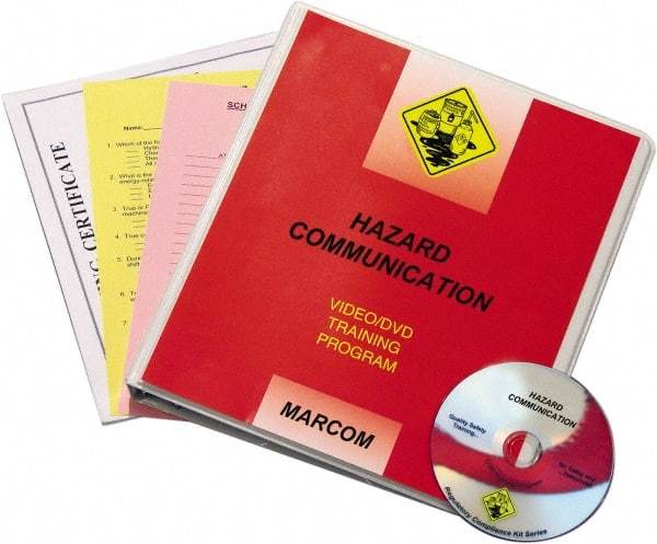 Marcom - Hazard Communication for Industrial Facilities, Multimedia Training Kit - 20 Minute Run Time DVD, 1 Course, English - Caliber Tooling