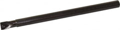 Kyocera - 0.312" Min Bore Diam, 4" OAL, 1/4" Shank Diam, S...STUP (B) Indexable Boring Bar - 1/2" Max Bore Depth, TBGT 121.., TBGW 121.., TBMT 121.. Insert, Screw Holding Method - Caliber Tooling