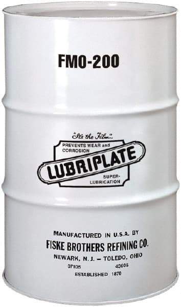 Lubriplate - 55 Gal Drum, Mineral Multipurpose Oil - SAE 10, ISO 46, 41 cSt at 40°C, 6 cSt at 100°C, Food Grade - Caliber Tooling