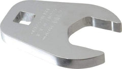 Proto - 32mm 1/2" Drive Full Polish Chrome Open End Crowfoot Wrench - 3.3" OAL - Caliber Tooling