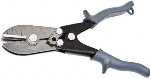 Wiss - 9-3/4" OAL Hand Crimper for HVAC - 3/4" Jaw Width, 1-1/4" Jaw Depth - Caliber Tooling