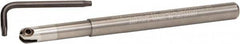 Kennametal - 25mm Cut Diam, 12.5mm Max Depth of Cut, 63/64" Shank Diam, 210mm OAL, Indexable Ball Nose End Mill - 90mm Head Length, Straight Shank, KDMB Toolholder, KDMB 25.. Insert - Caliber Tooling