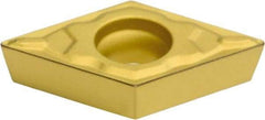 Sumitomo - DCMT32.52 ELU Grade AC820P Carbide Turning Insert - Al2O3 Finish, 55° Diamond, 3/8" Inscr Circle, 5/32" Thick, 1/32" Corner Radius - Caliber Tooling