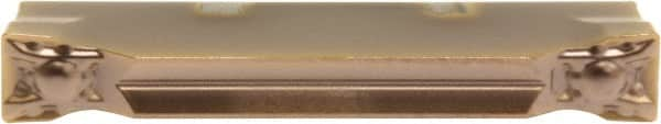 Sumitomo - 6250GCMN ML Grade AC425K, 1/4" Cutting Width Carbide Grooving Insert - 1" Max Depth of Cut, Neutral, 1/64" Corner Radius - Caliber Tooling