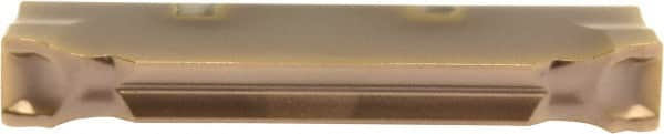 Sumitomo - 2002GCMN GL Grade AC425K, 0.07874016" Cutting Width Carbide Grooving Insert - 3/4" Max Depth of Cut, Neutral, 0.2mm Corner Radius - Caliber Tooling