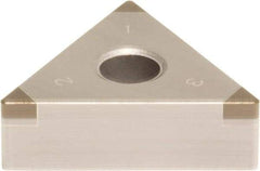 Sumitomo - 3NU-TNGA331 Grade BN2000 PCBN Turning Insert - Uncoated, 60° Triangle, 3/8" Inscr Circle, 3/16" Thick, 1/64" Corner Radius - Caliber Tooling