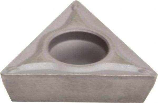 Sumitomo - DPMT21.51 ESU Grade T1200A Cermet Turning Insert - Uncoated, 55° Diamond, 1/4" Inscr Circle, 3/32" Thick, 1/64" Corner Radius - Caliber Tooling