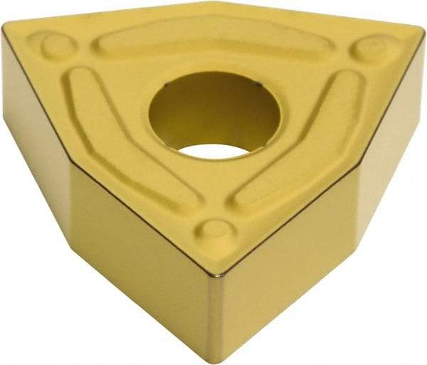 Sumitomo - WNMG433 ENG Grade AC820P Carbide Turning Insert - Al2O3 Finish, 80° Trigon, 1/2" Inscr Circle, 3/16" Thick, 3/64" Corner Radius - Caliber Tooling