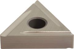 Sumitomo - TNPL332 M Grade H1 Carbide Turning Insert - Uncoated, 60° Triangle, 3/8" Inscr Circle, 3/16" Thick, 1/32" Corner Radius - Caliber Tooling