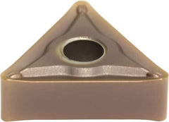 Sumitomo - TNMG432 ESU Grade AC520U Carbide Turning Insert - TiAlN/AlCrN Finish, 60° Triangle, 1/2" Inscr Circle, 3/16" Thick, 1/32" Corner Radius - Caliber Tooling