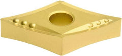 Sumitomo - DNMG431 EUP Grade AC830P Carbide Turning Insert - Al2O3 Finish, 55° Diamond, 1/2" Inscr Circle, 3/16" Thick, 1/64" Corner Radius - Caliber Tooling