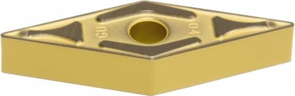 Sumitomo - VNMG331 EGU Grade AC830P Carbide Turning Insert - Al2O3 Finish, 35° Diamond, 3/8" Inscr Circle, 3/16" Thick, 1/64" Corner Radius - Caliber Tooling