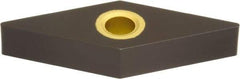 Hertel - VNMA332 1 Grade HC305T Carbide Turning Insert - Al2O3 Finish, 35° Diamond, 3/8" Inscr Circle, 3/16" Thick, 1/32" Corner Radius - Caliber Tooling