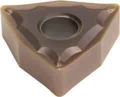 Sumitomo - WNMG432 ESU Grade AC520U Carbide Turning Insert - TiAlN/AlCrN Finish, 80° Trigon, 1/2" Inscr Circle, 3/16" Thick, 1/32" Corner Radius - Caliber Tooling