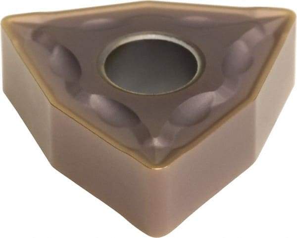 Sumitomo - WNMG432 EMU Grade AC520U Carbide Turning Insert - TiAlN/AlCrN Finish, 80° Trigon, 1/2" Inscr Circle, 3/16" Thick, 1/32" Corner Radius - Caliber Tooling