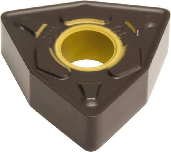 Sumitomo - WNMG432 EGUW Grade AC405K Carbide Turning Insert - Proprietary Finish, 80° Trigon, 1/2" Inscr Circle, 3/16" Thick, 1/32" Corner Radius - Caliber Tooling