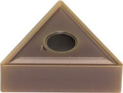 Sumitomo - TNMG331 EEX Grade AC510U Carbide Turning Insert - TiAlN/AlCrN Finish, 60° Triangle, 3/8" Inscr Circle, 3/16" Thick, 1/64" Corner Radius - Caliber Tooling