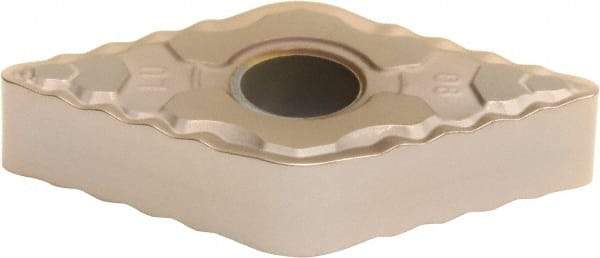 Sumitomo - DNMG433 ELU Grade T2000Z Cermet Turning Insert - TiN/AlN Finish, 55° Diamond, 1/2" Inscr Circle, 3/16" Thick, 3/64" Corner Radius - Caliber Tooling