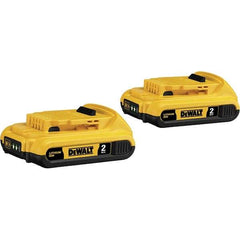 DeWALT - 20 Volt Lithium-Ion Power Tool Battery - 2 Ahr Capacity, 1/2 hr Charge Time, Series XR - Caliber Tooling