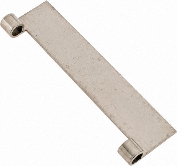 Value Collection - 4" Long x 1" Wide x 0.05" Thick, Keeper Hinge - Stainless Steel - Caliber Tooling