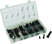 106 Pc. Metric Socket Head Screw Asst. - M4 x 12 - M10 x 40 - Caliber Tooling