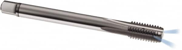 Guhring - M12x1.50 Metric Fine, 4 Flute, Bright Finish, Solid Carbide Spiral Point Tap - Modified Bottoming Chamfer, Right Hand Thread, 100mm OAL, 6H Class of Fit, Series 1860 - Exact Industrial Supply