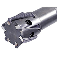 Iscar - 1.26" Cut Diam, 2.36" Max Depth of Cut, 1-1/4" Shank Diam, Internal/External Indexable Thread Mill - Insert Style MTH-BSPT, MTH-F, MTH-ISO, MTH-NPT, MTH-UN, MTH-W, 1.26" Insert Size, 5 Inserts, Toolholder Style MTSRH, 5" OAL - Caliber Tooling