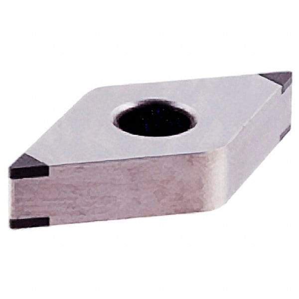 Iscar - DNGG432 M4HF Grade IB25HA PCBN Turning Insert - AlTiN Finish, 55° Diamond, 1/2" Inscr Circle, 3/16" Thick, 1/32" Corner Radius - Caliber Tooling