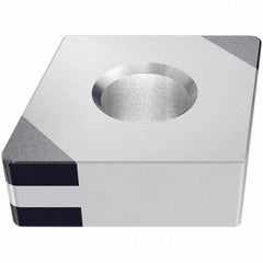 Iscar - CNGA432 WG Grade IB55 CBN Turning Insert - Uncoated, 80° Diamond, 1/2" Inscr Circle, 3/16" Thick, 1/32" Corner Radius - Caliber Tooling