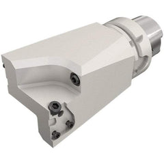 Iscar - 130mm Head Length, Modular Grooving Blade Holder Head - System Size HSK A63WH, Through Coolant - Caliber Tooling