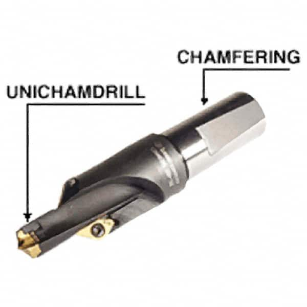 Iscar - Series ChamRing, 0.984" Overall Diam, 3.84" OAL Drilling Chamfer Ring - XCGT 06... Insert - Caliber Tooling