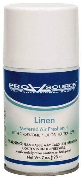 PRO-SOURCE - 7 oz Aerosol Can Air Freshener - Spray, Linen Scent - Caliber Tooling