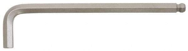 Paramount - 10mm Hex, Long Arm, Ball End Hex Key - 6-45/64" OAL, Steel, Metric System of Measurement - Caliber Tooling