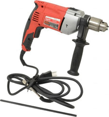 Milwaukee Tool - 120 Volt 1/2" Keyed Chuck Electric Hammer Drill - 0 to 48,000 BPM, 0 to 2,800 RPM - Caliber Tooling