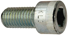 Made in USA - 5/8-11 UNC Hex Socket Drive, Socket Cap Screw - Alloy Steel, Zinc-Plated Finish, Fully Threaded, 1-1/4" Length Under Head - Caliber Tooling