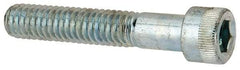 Made in USA - 5/16-18 UNC Hex Socket Drive, Socket Cap Screw - Alloy Steel, Zinc-Plated Finish, Partially Threaded, 1-3/4" Length Under Head - Caliber Tooling