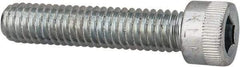 Made in USA - 5/16-18 UNC Hex Socket Drive, Socket Cap Screw - Alloy Steel, Zinc-Plated Finish, Fully Threaded, 1-1/2" Length Under Head - Caliber Tooling